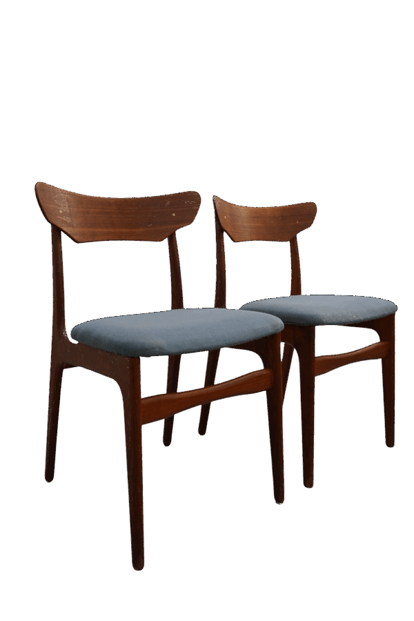 Paire de chaises de Schiønning & Elgaard, Randers Møbelfabrik