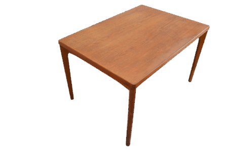Table de salle à manger extensible par Henning Kjaernulf pour Vejle, Danemak 1960's