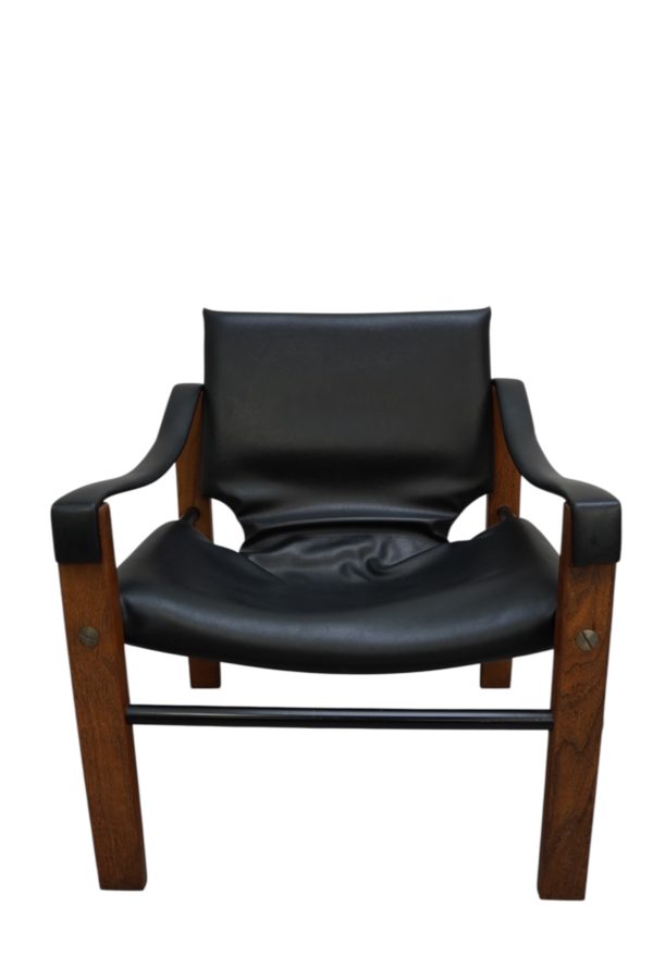 Duo de fauteuil safari par Maurice Burke, Arkana