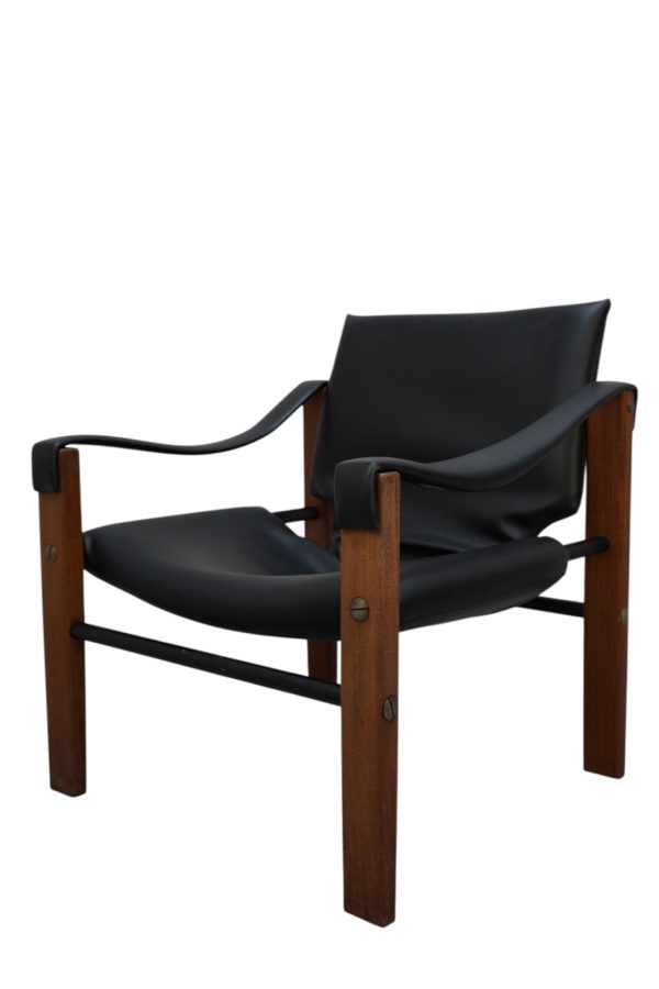 Duo de fauteuil safari par Maurice Burke, Arkana