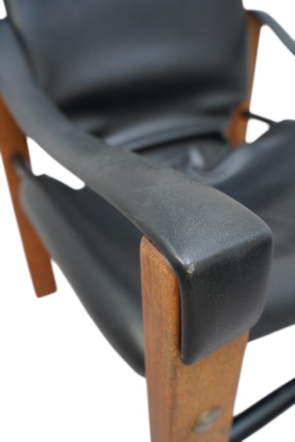 Duo de fauteuil safari par Maurice Burke, Arkana
