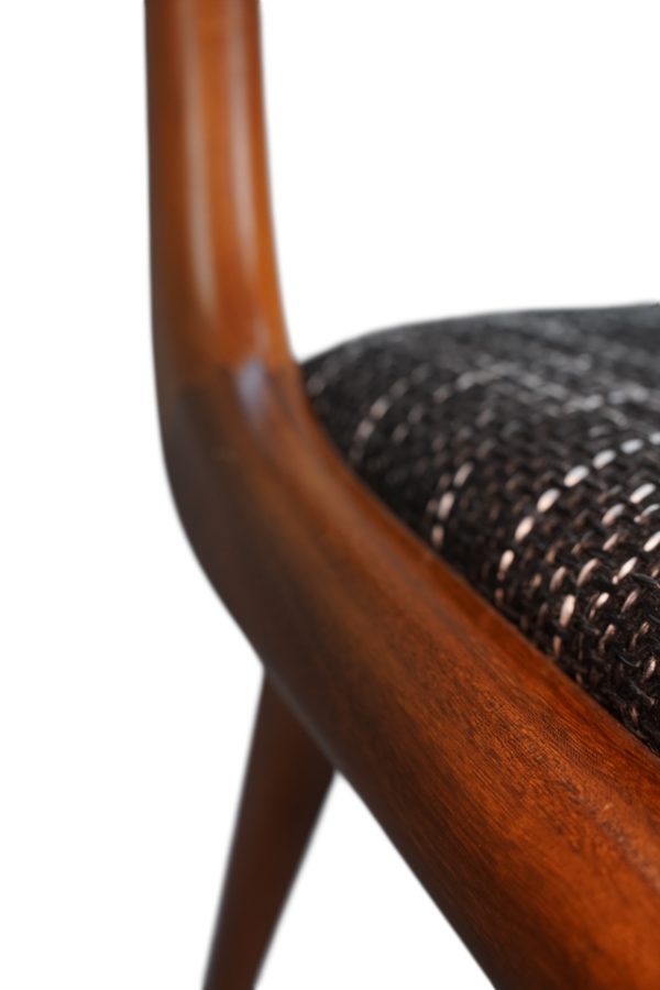 Ensemble de 6 chaises de salle à manger boomerang conçues par Alfred et Erik Christiansen pour Slagelse