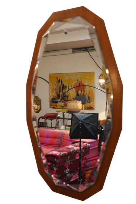 Miroir scandinave bisauté