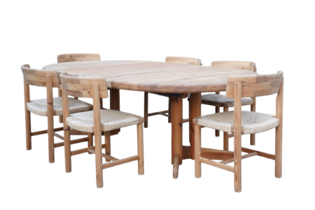 Ensemble de salle à manger, Rainer Daumiller, Danemark 1970's