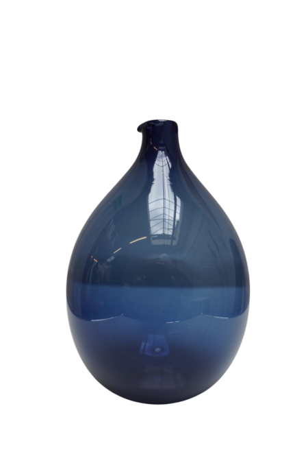 Vase en verre soufflé « Pullo » de Timo Sarpaneva pour Littala, Finlande - 1950's