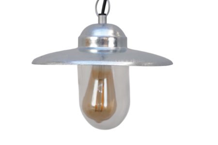 Suspension conçue dans le style industriel / campagnard
