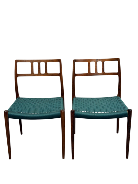 Set de 2 chaises de Niels Otto Møller pour JL Møllers, modèle 79