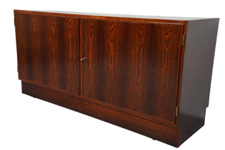 Buffet bas scandinave en palissandre de Poul Hundevad, Danemark - 1960's