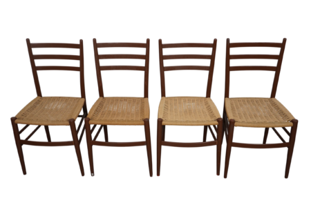 Série de 4 chaises de salle à manger, Chiavari - Italie