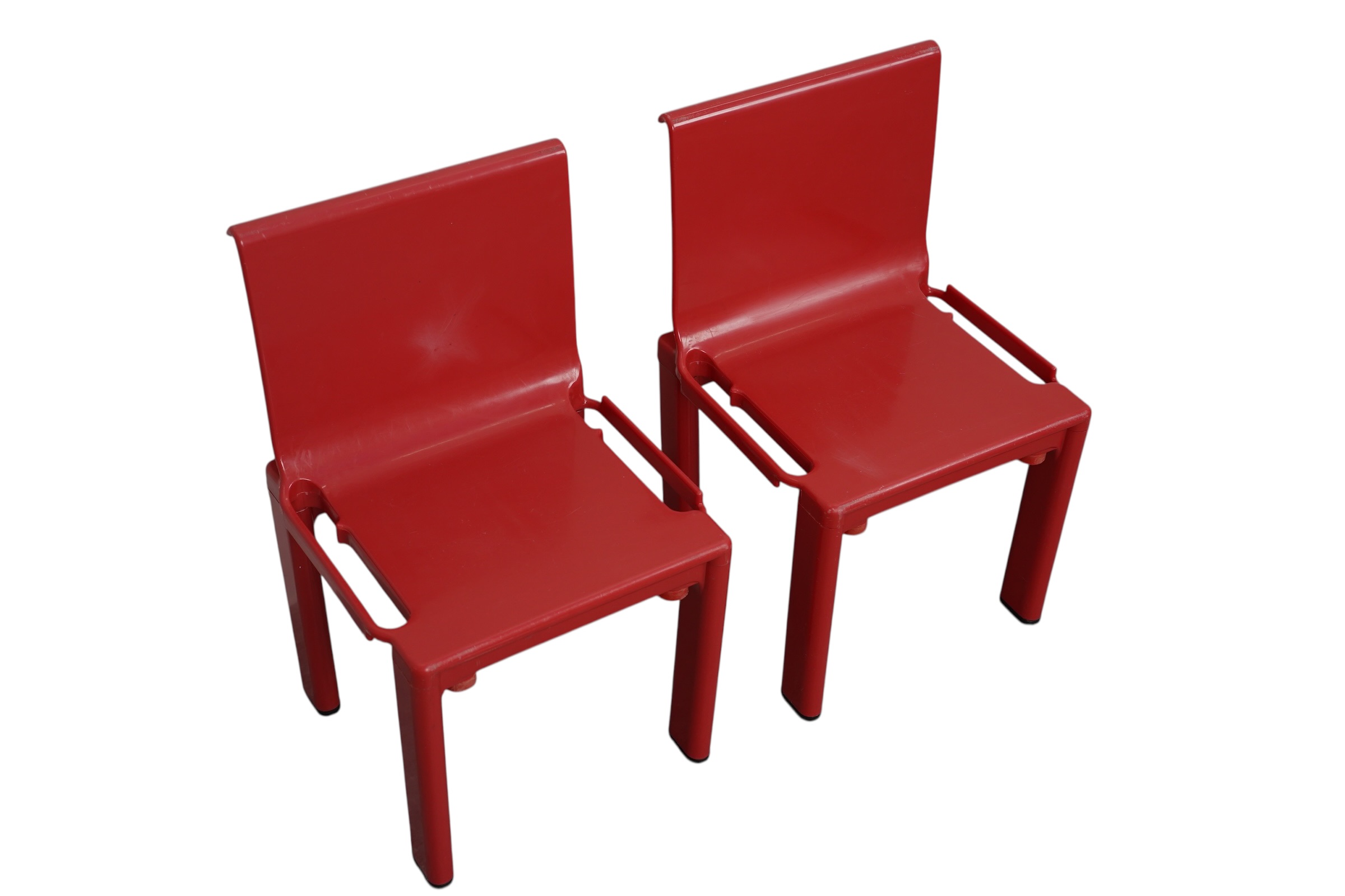 Paire de chaises pour enfants du modèle « Sistema Scuola », Masayuki Matsukaze et Centrokappa pour Kartell.