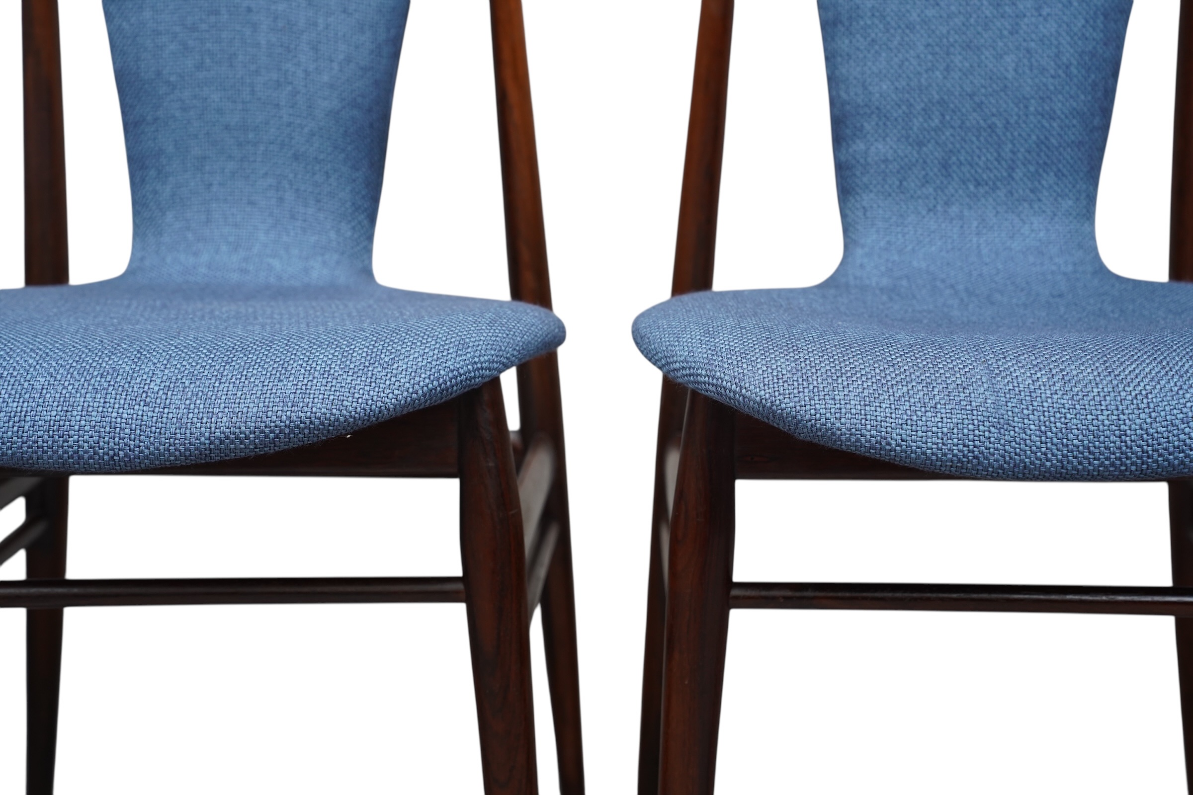 Ensemble de 6 chaises de salle à manger par Inger Klingenberg, Fristho Hollande 1950's