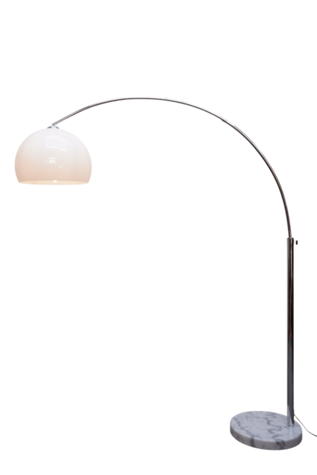 Lampadaire à arc design, 1980's