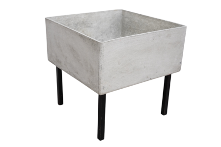 Jardinière minimaliste, inspire de Willy Ghul pour Eternit AG