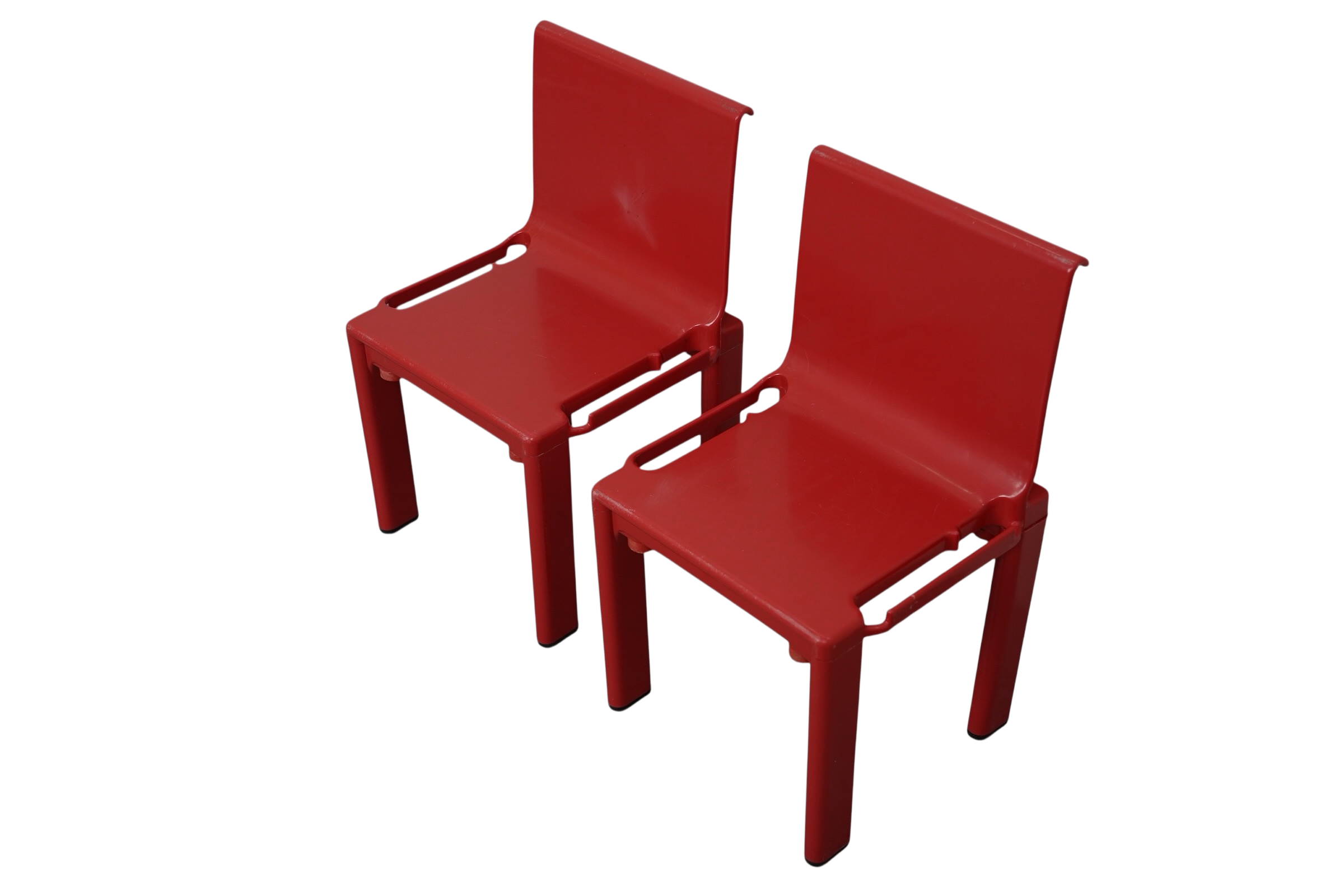 Paire de chaises pour enfants du modèle « Sistema Scuola », Masayuki Matsukaze et Centrokappa pour Kartell.
