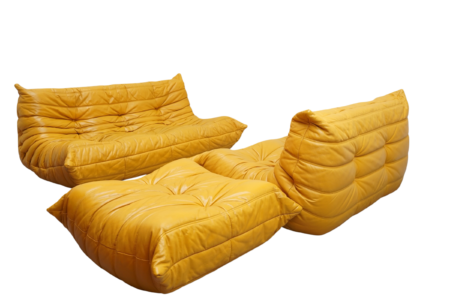 Ensemble de 3 pièces de canapés TOGO, Michel Ducaroy pour Ligne Roset