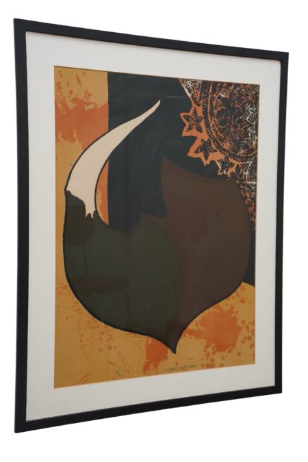 Lithographie de l'artiste Joan Gardy Artigas, intitulée Chamonix - 1966's